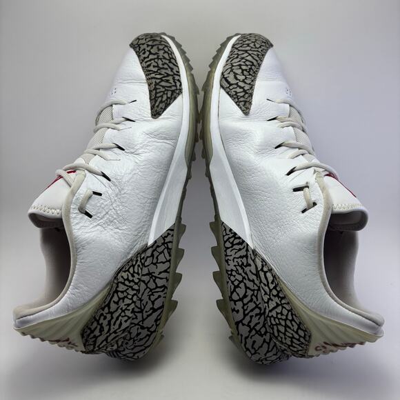 NIKE AIR JORDAN ADG “White Cement” Spikeless Golf Shoes Men’s Size 10 - Picture 5 of 11